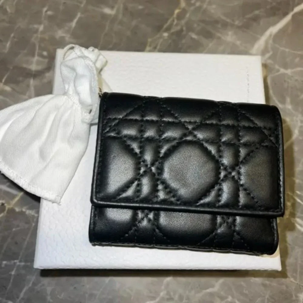 LADY DIOR LEATHER WALLET